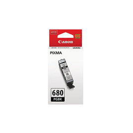 1 x Genuine Canon PGI-680BK Black Ink Cartridge - 200 Pages