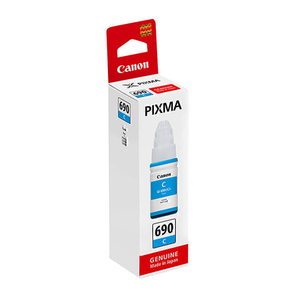 1 x Genuine Canon GI690 Cyan Ink Bottle