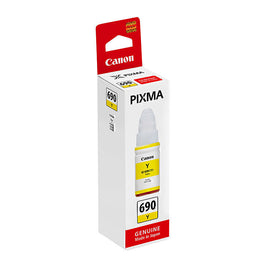 1 x Genuine Canon GI690 Yellow Ink Bottle