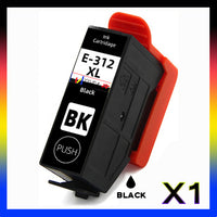 
              1 x Compatible Epson 312XL High Yield Black Ink Cartridge C13T183192
            