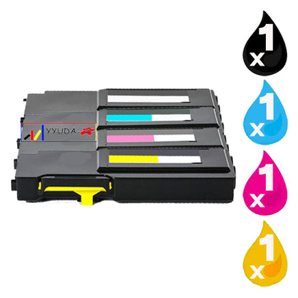 4 x Compatible Fuji Xerox CP405 CM405 Toner Cartridge CT202033 - CT202036