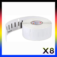 
              8 x Compatible Dymo 99010 / S0722370 White Label Roll 28mm x 89mm - 130 Labels per Roll
            