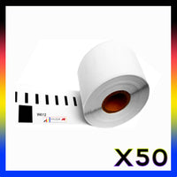 
              50 x Compatible Dymo 99012 / S0722400 White Label Roll 36mm x 89mm - 260 Labels per Roll
            