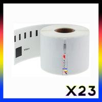 
              23 x Compatible Dymo 99014 / S0722430 Label Roll 54mm x 101mm - 220 Labels per Roll
            