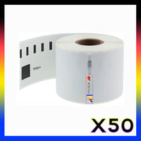 
              50 x Compatible Dymo 99014 / S0722430 Label Roll 54mm x 101mm - 220 Labels per Roll
            