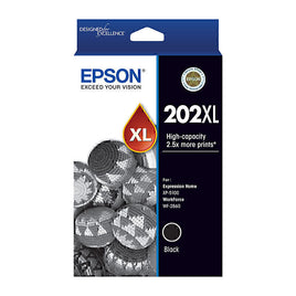 1 x Genuine Epson 202XL Black Ink Cartridge C13T02P192