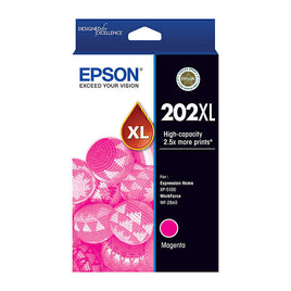 1 x Genuine Epson 202XL Magenta Ink Cartridge C13T02P392
