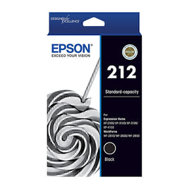 1 x Genuine Epson 212 Black Ink Cartridge C13T02R192