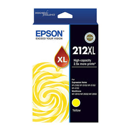 1 x Genuine Epson 212XL Yellow Ink Cartridge C13T02X492