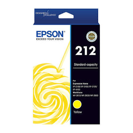 1 x Genuine Epson 212 Yellow Ink Cartridge C13T02R492