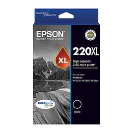 1 x Genuine Epson 220XL Black Ink Cartridge C13T294192