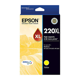 1 x Genuine Epson 220XL Yellow Ink Cartridge C13T294492