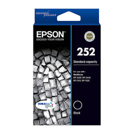 1 x Genuine Epson 252 Black Ink Cartridge C13T252192