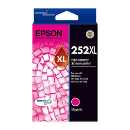 1 x Genuine Epson 252XL Magenta Ink Cartridge C13T253392
