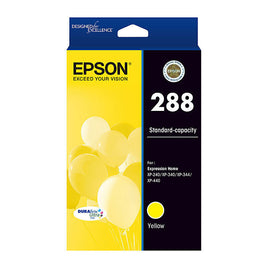 1 x Genuine Epson 288 Yellow Ink Cartridge C13T305492
