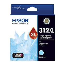 1 x Genuine Epson 312XL Light Cyan Ink Cartridge C13T183592