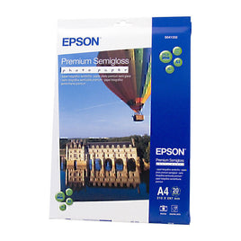 Genuine Epson S041332 Premium Semi Gloss Photo Paper 250gsm A4 - 20 sheets