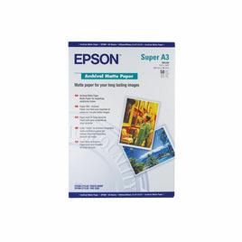 Genuine Epson S041340 Archival Matte Paper 250gsm A3+ (329mm x 483mm) - 50 sheets