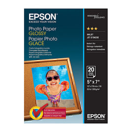 Genuine Epson S042544 Glossy Photo Paper 200gsm 5 inches x 7 inches - 20 sheets