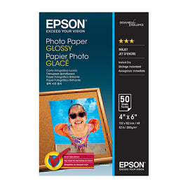 Genuine Epson S042547 Glossy Photo Paper 200gsm 4 inches x 6 inches - 50 sheets