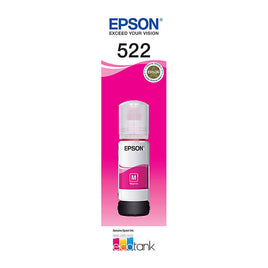 1 x Genuine Epson T522 Magenta EcoTank Ink Bottle C13T00M392
