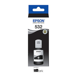 1 x Genuine Epson T532 Black EcoTank Bottle C13T03J192