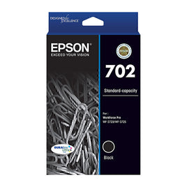 1 x Genuine Epson 702 Black Ink Cartridge C13T344192