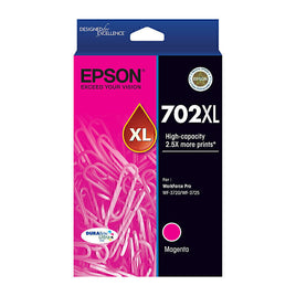 1 x Genuine Epson 702XL High Yield Magenta Ink Cartridge C13T345392