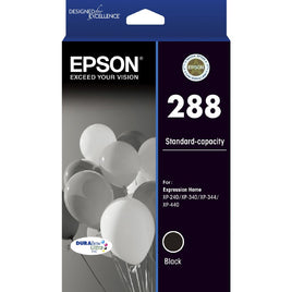 1 x Genuine Epson 288 Black Ink Cartridge C13T305192