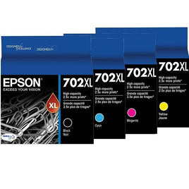 4 x Genuine Epson 702XL Ink Cartridge C13T345192 - C13T345492