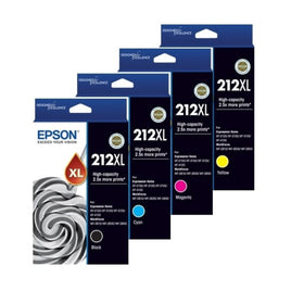 4 x Genuine Epson 212XL Ink Cartridge C13T02X192 - C13T02X492