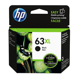 1 x Genuine HP 63XL Black Ink Cartridge F6U64AA