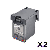 
              2 x Compatible HP 56 Inkjet Cartridge C6656AA
            