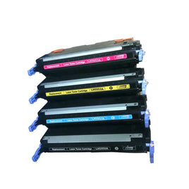 8 x Compatible HP 643A Toner Cartridge Q5950A - Q5953A (2BK 2C 2M 2Y)