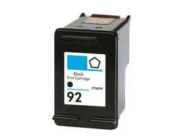 1 x Compatible HP 92 Black Inkjet Cartridge C9362WA