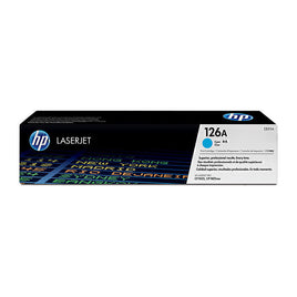 1 x Genuine HP 126A Cyan Toner Cartridge CE311A
