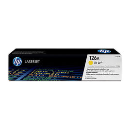 1 x Genuine HP 126A Yellow Toner Cartridge CE312A