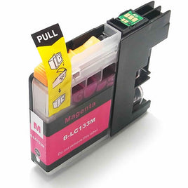 1 x Compatible Brother LC131M / LC133M Magenta Ink Cartridge LC-131M / LC-133M - 600 Pages