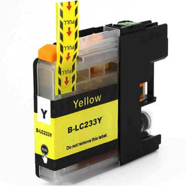 1 x Compatible Brother LC233Y Yellow Ink Cartridge LC-233Y - 550 Pages