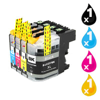
              4 x Compatible Brother LC237XL LC235XL Ink Cartridge LC-237XL / LC-235XL
            