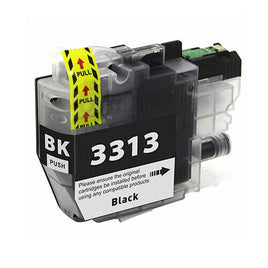 5 x Compatible Brother LC3313BK Black Ink Cartridge LC-3313BK - 400 Pages