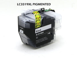 2 x Compatible Brother LC3319XLBK "PIGMENTED" Black Ink Cartridge LC-3319XLBK