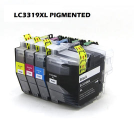 4 x Compatible Brother LC3319XL "PIGMENTED" Ink Cartridge LC-3319XL (1BK 1C 1M 1Y)