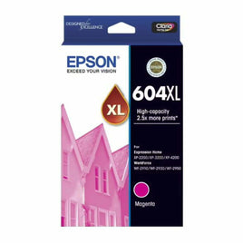 1 x Genuine Epson 604XL Magenta Ink Cartridge C13T10H392