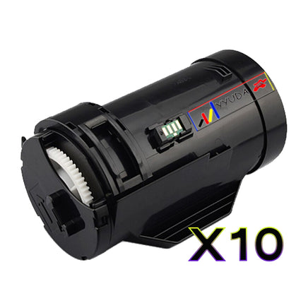 10 x Compatible Fuji Xerox DocuPrint P355d Black Toner Cartridge CT201937 / CT201938