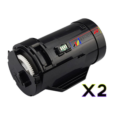 2 x Compatible Fuji Xerox DocuPrint P355d Black Toner Cartridge CT201937 / CT201938