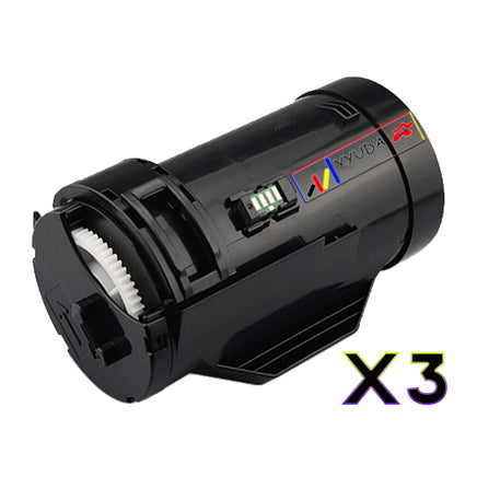 3 x Compatible Fuji Xerox DocuPrint P355d Black Toner Cartridge CT201937 / CT201938