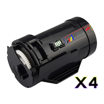 4 x Compatible Fuji Xerox DocuPrint P355d Black Toner Cartridge CT201937 / CT201938