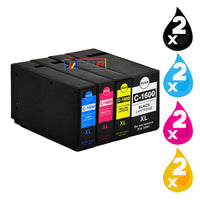 
              8 x Compatible Canon PGI-1600XL Ink Cartridge (2BK 2C 2M 2Y)
            