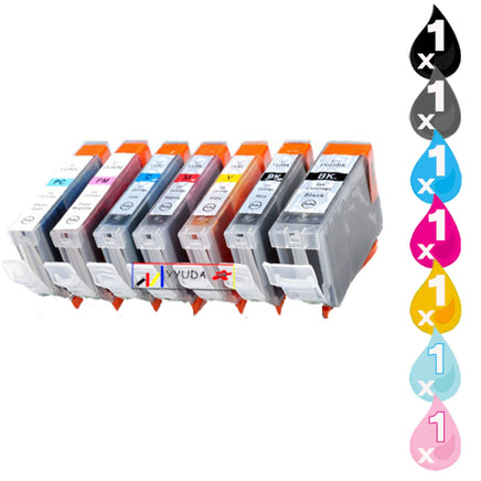 7 x Compatible Canon PGI-5 CLI-8 Ink Cartridge